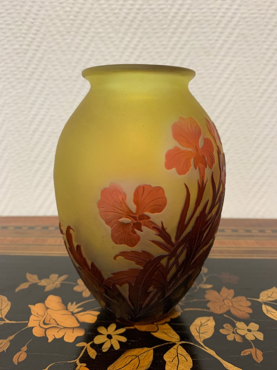 Emile Gallé - Vase With Orchids-photo-1