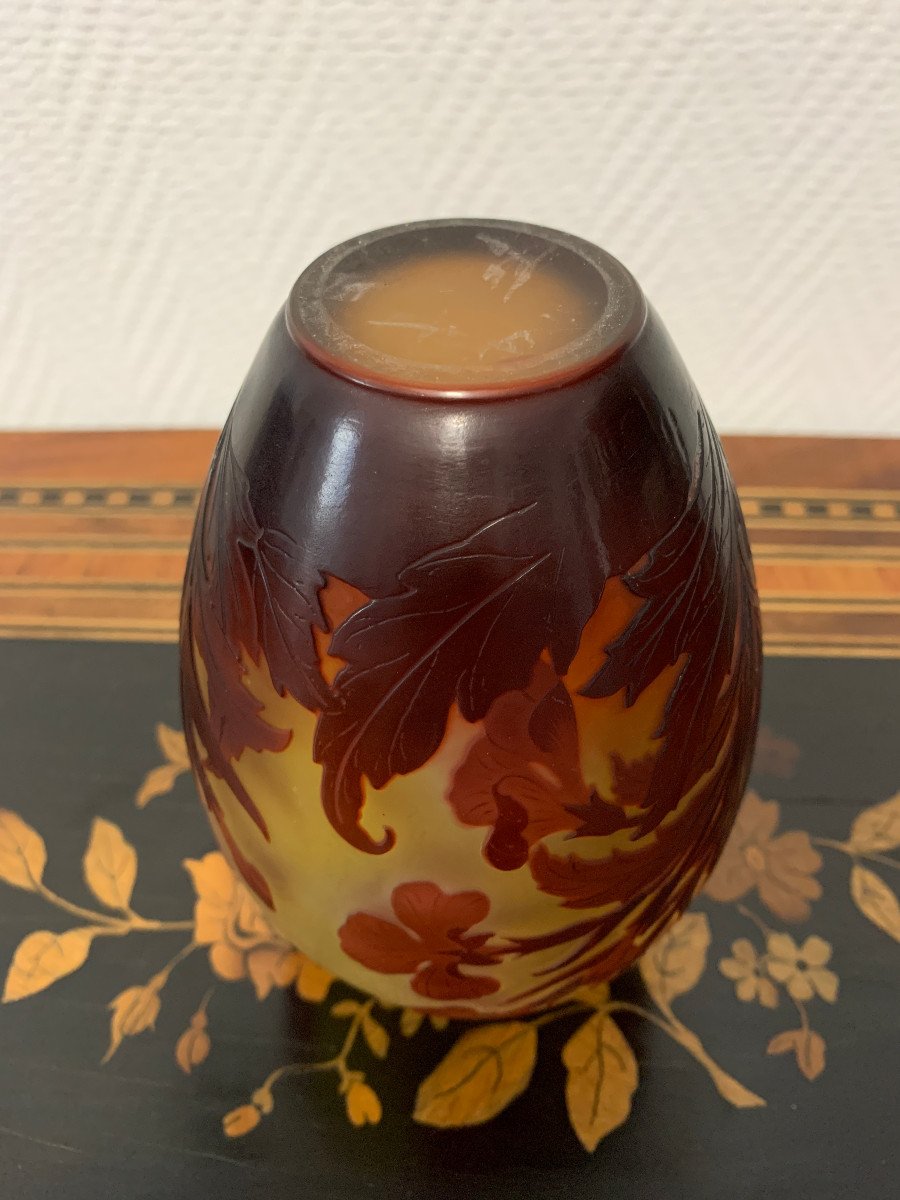 Emile Gallé - Vase With Orchids-photo-4