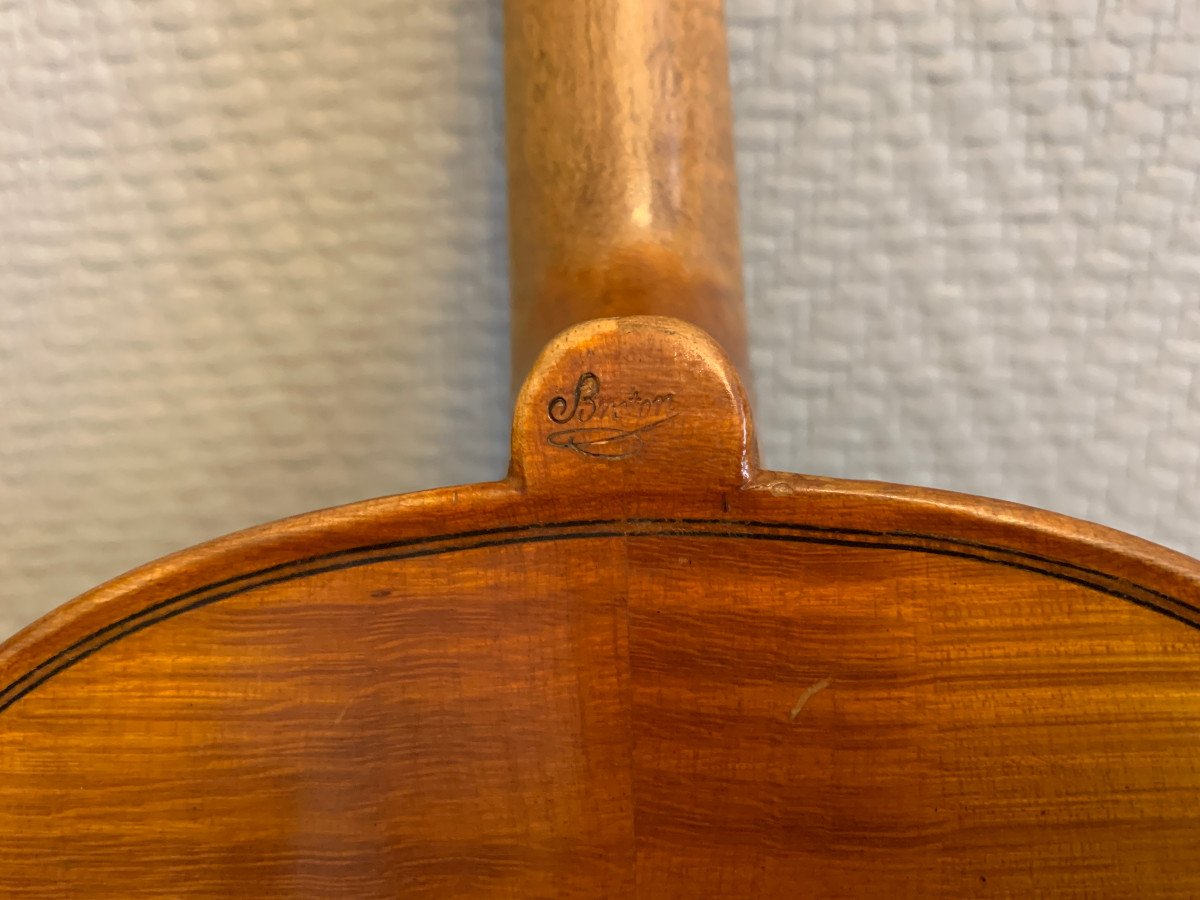 Violon 4/4 François Breton XIXème-photo-5