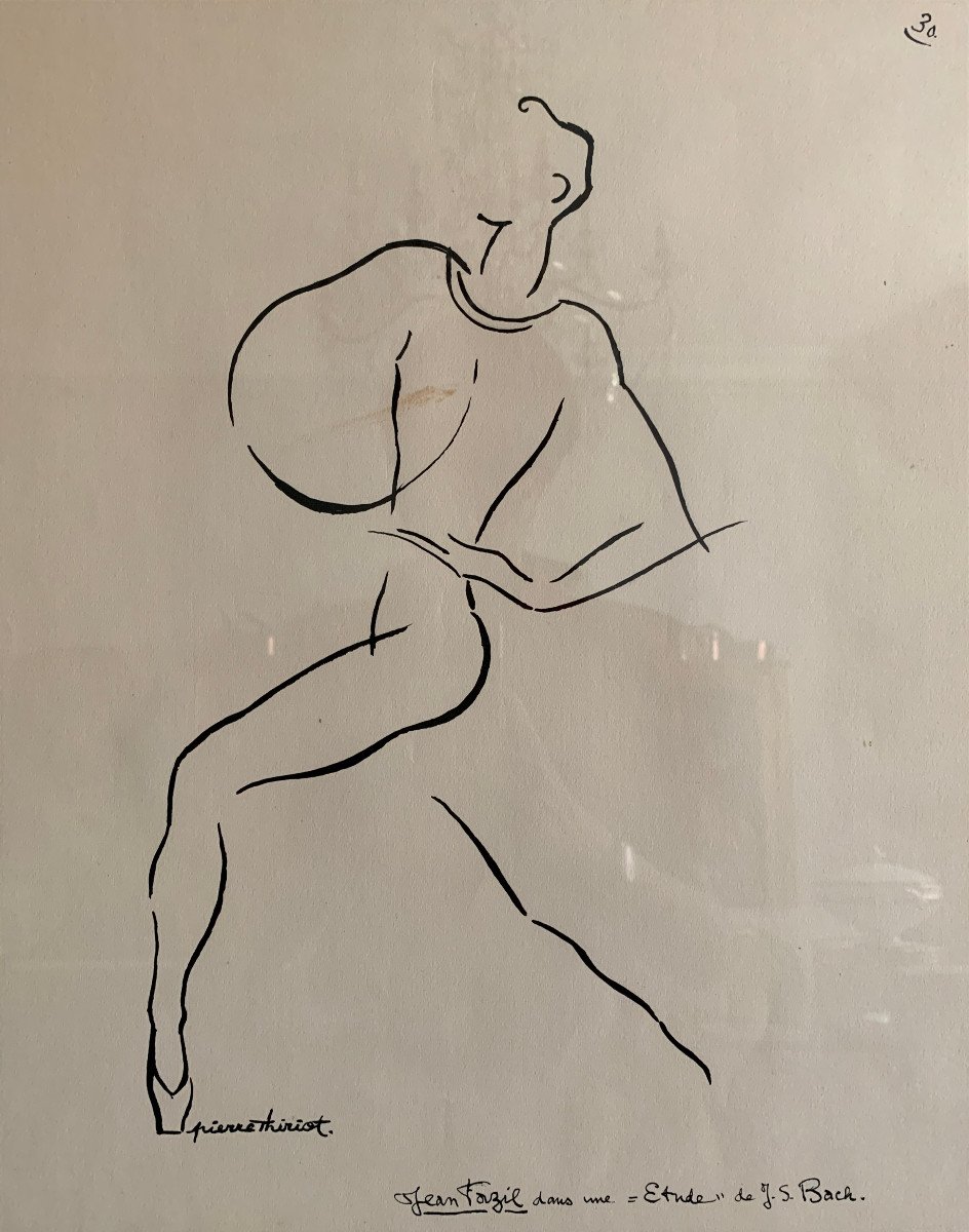 Pierre Thiriot - Ink Drawing, Dance To The Music Of Jean-sébastien Bach
