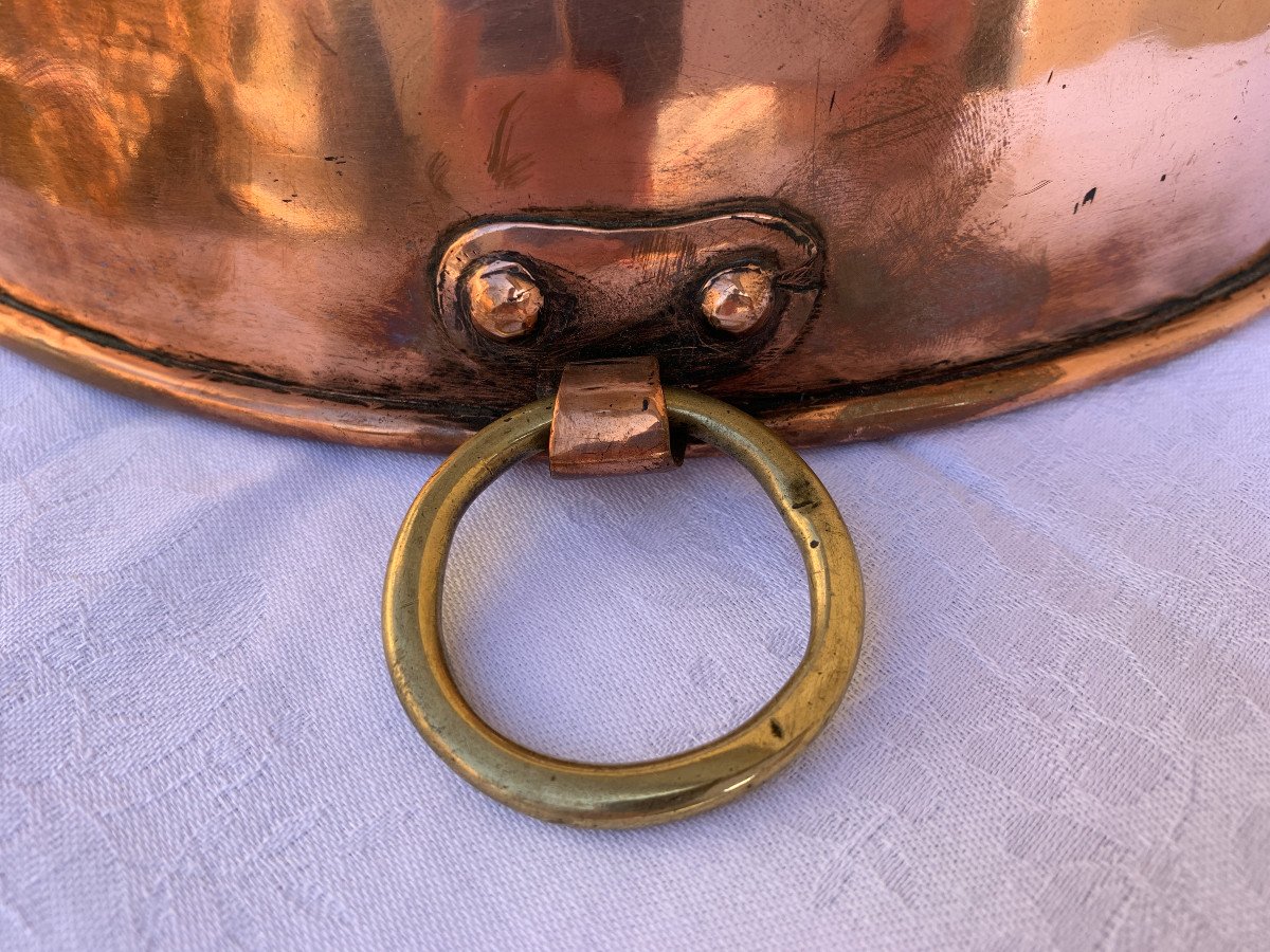 Cul de poule en cuivre XIXème-photo-2