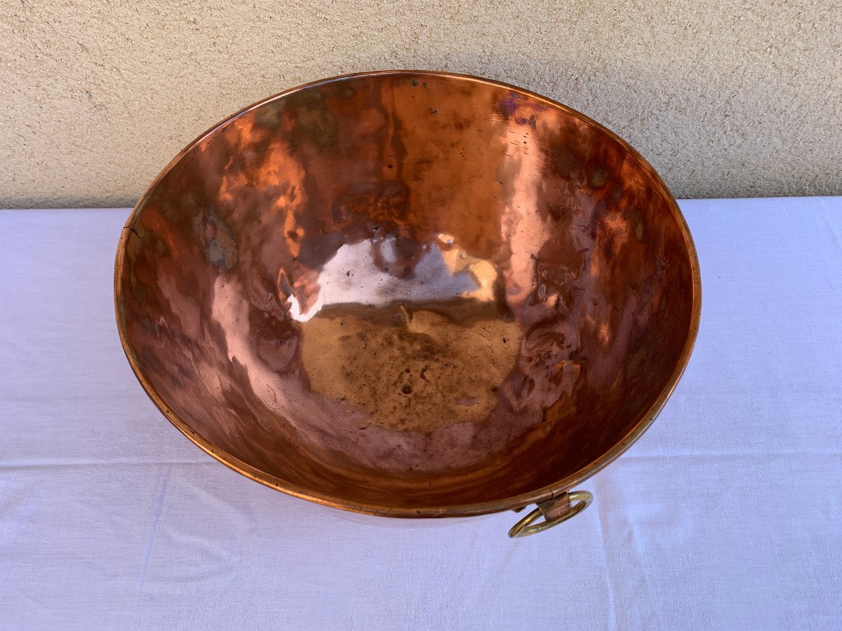 Cul de poule en cuivre XIXème-photo-3