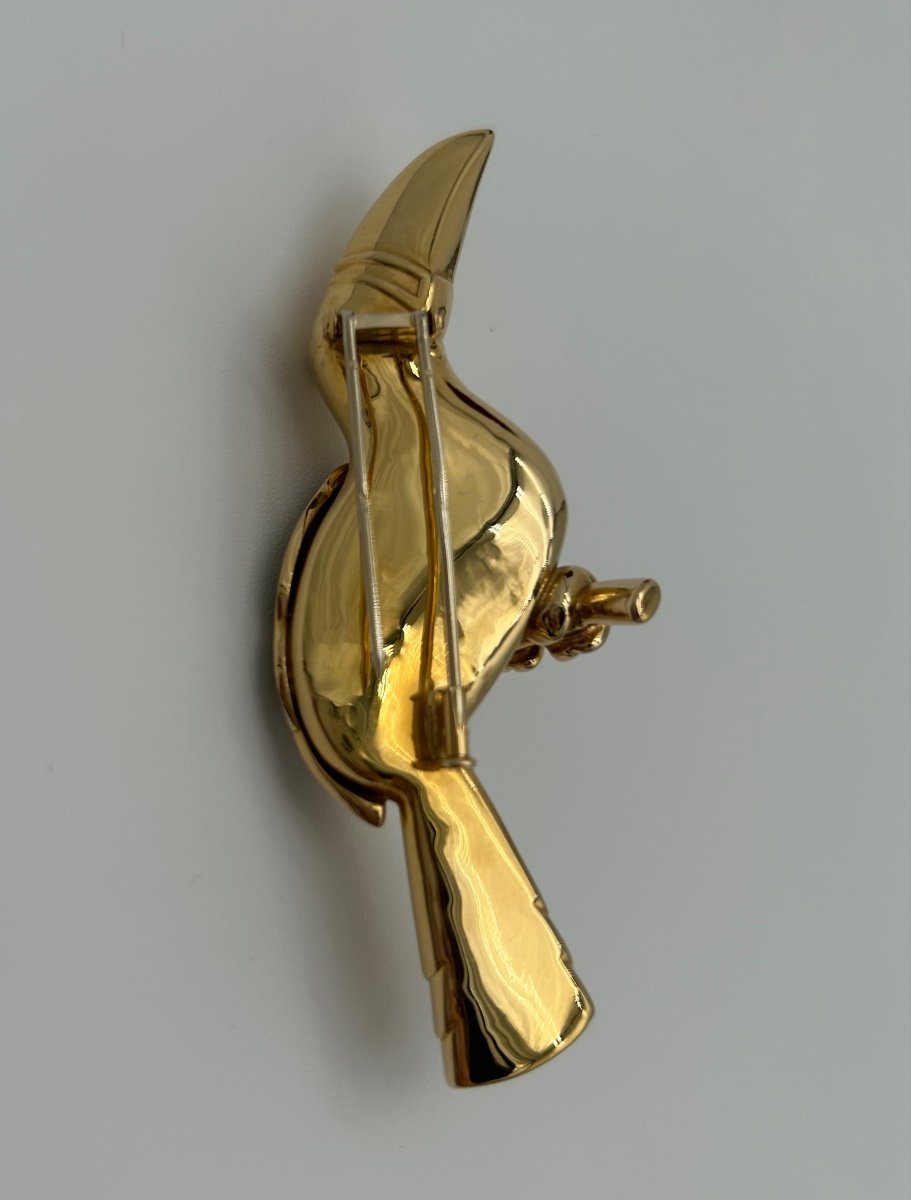 Broche De La Maison Fontenay Representant Un Toucan-photo-4