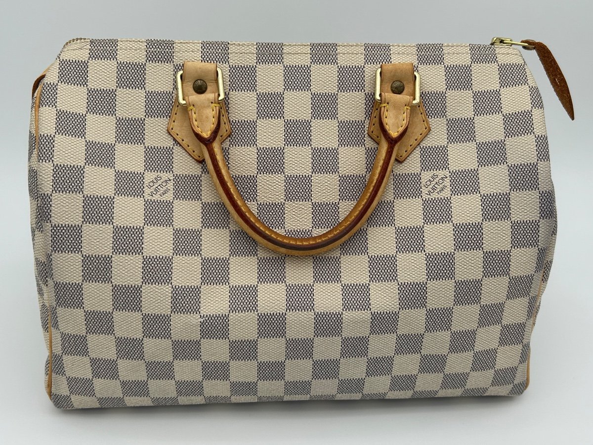 Louis Vuitton Speedy 30 Damier Azur Bag
