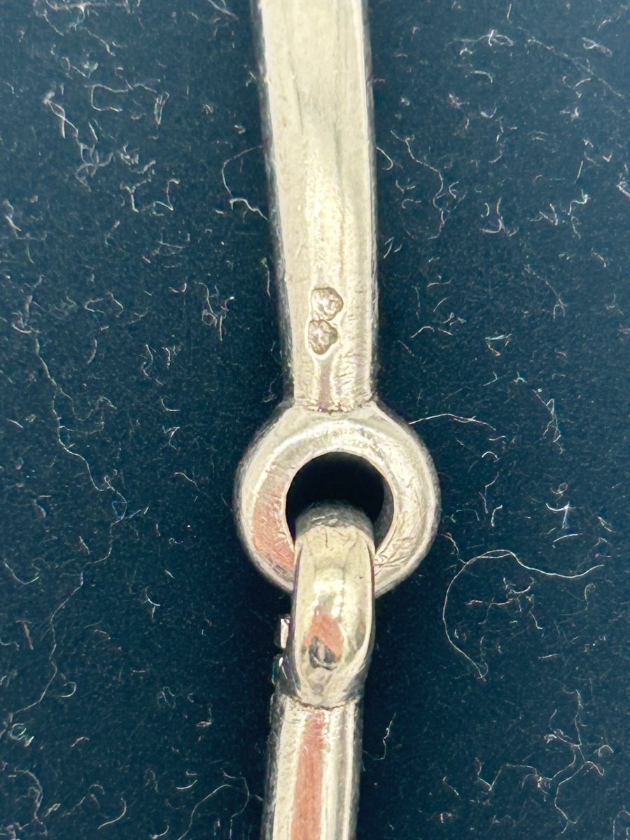 Hermes Mors Sterling Silver Bracelet -photo-3
