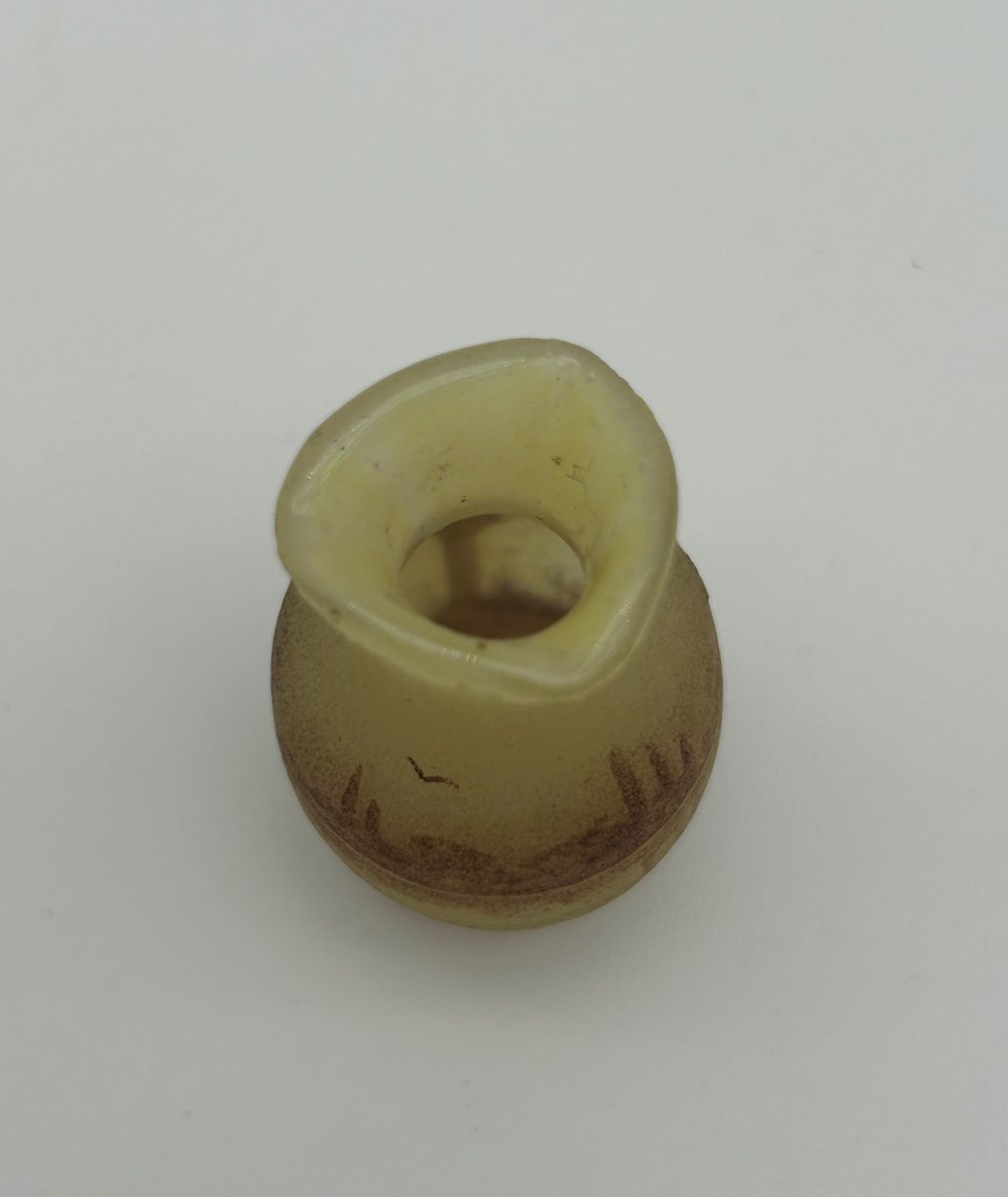 Vase Miniature Daum Paysage Lacustre -photo-1