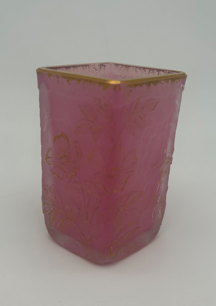 Daum Quadrangular Vase 