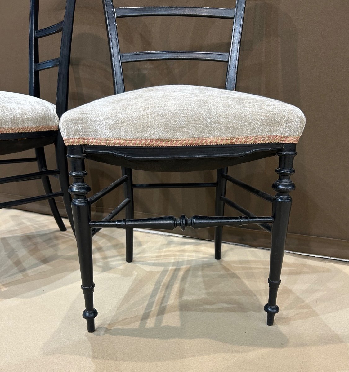 Paire De Chaises Demoiselle - époque Napoléon III-photo-2