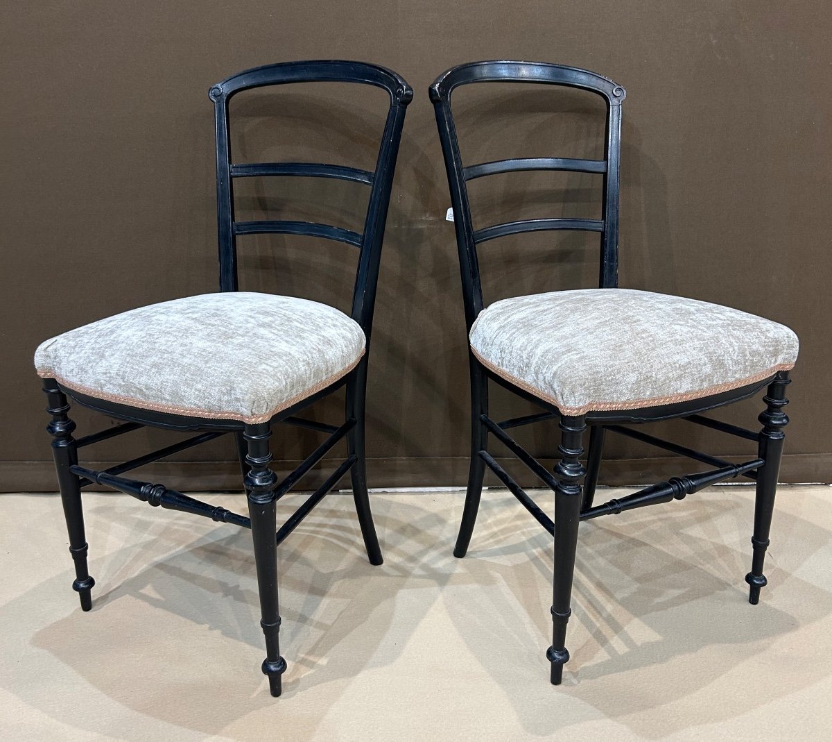 Paire De Chaises Demoiselle - époque Napoléon III