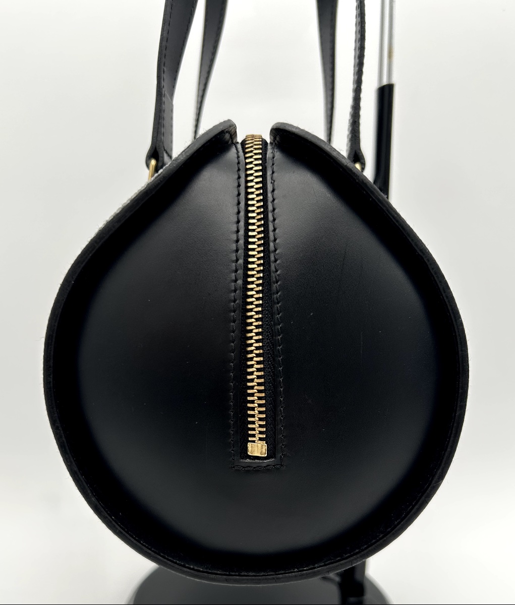 Louis Vuitton Soufflot Model Bag In Black Epi Leather -photo-3