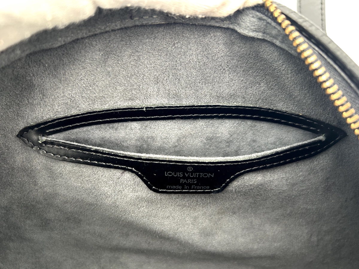 Louis Vuitton Soufflot Model Bag In Black Epi Leather -photo-1