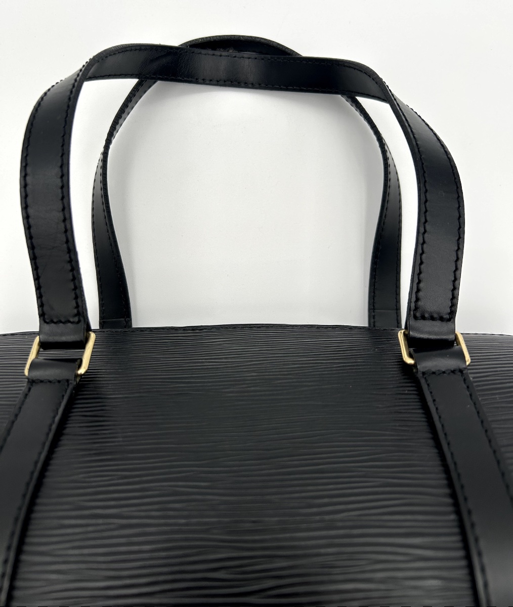 Louis Vuitton Soufflot Model Bag In Black Epi Leather -photo-5