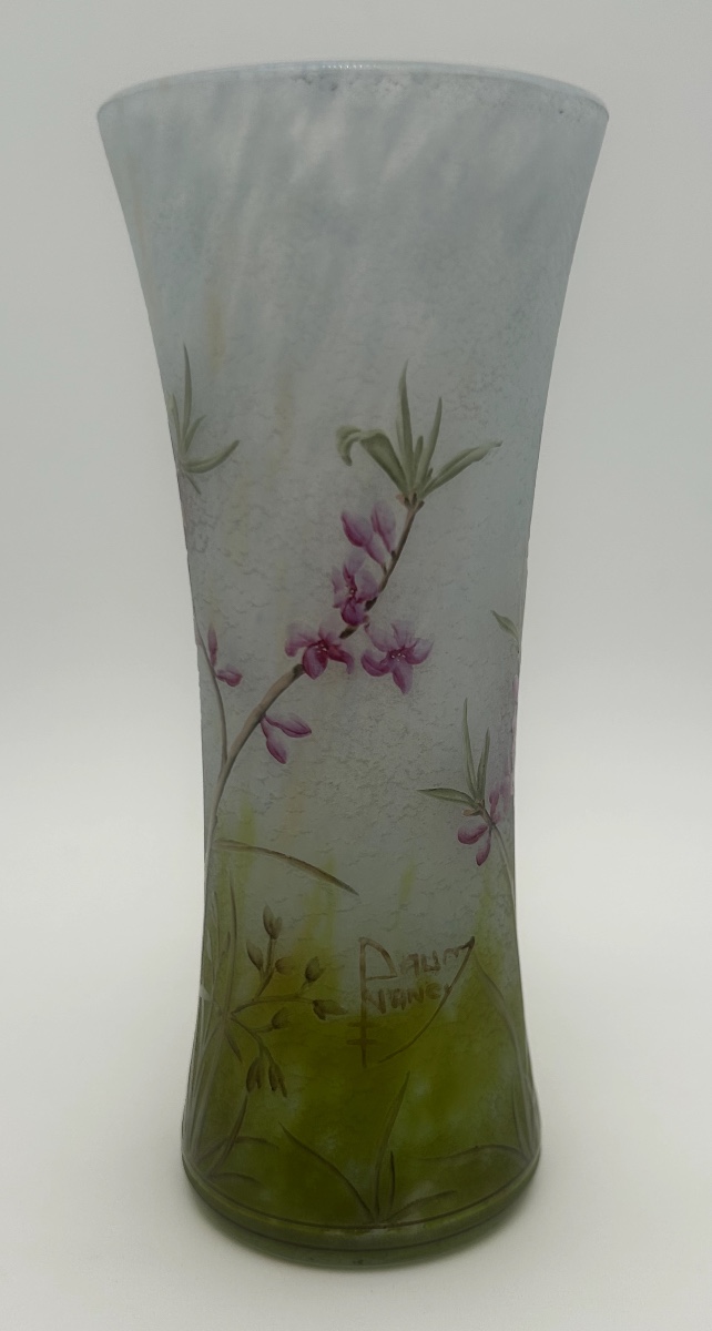 Vase Daum Nancy à Décor De Daphné