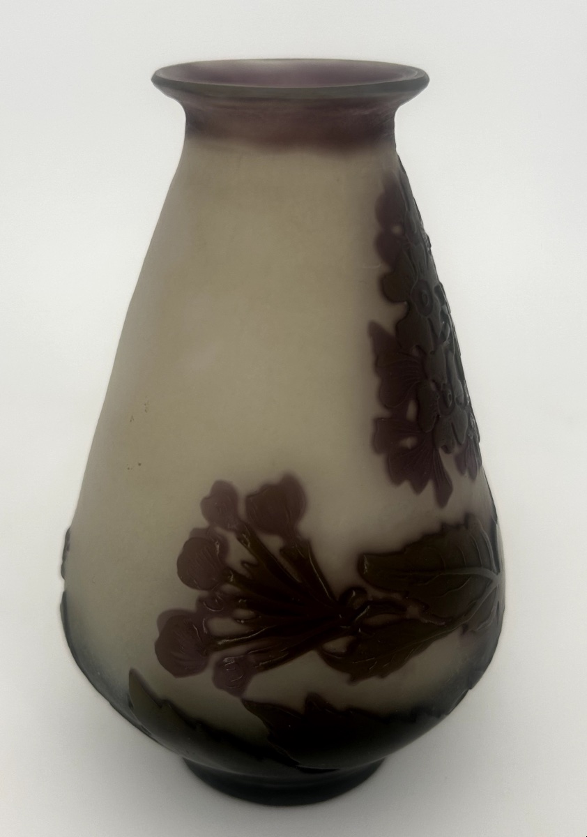 Vase Tronconique En Verre Multicouche Galle -photo-2