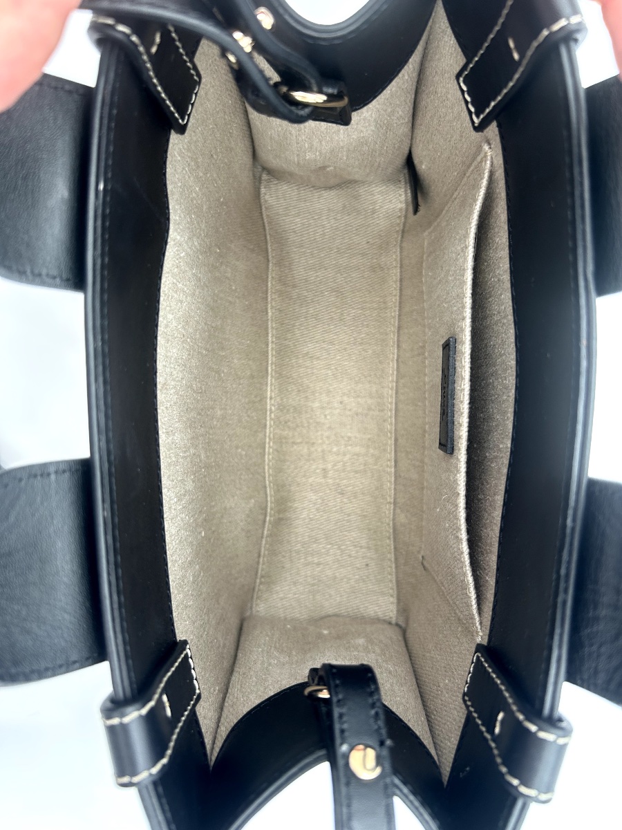 Sac Chloé modèle Woody en cuir de veau lisse -photo-6