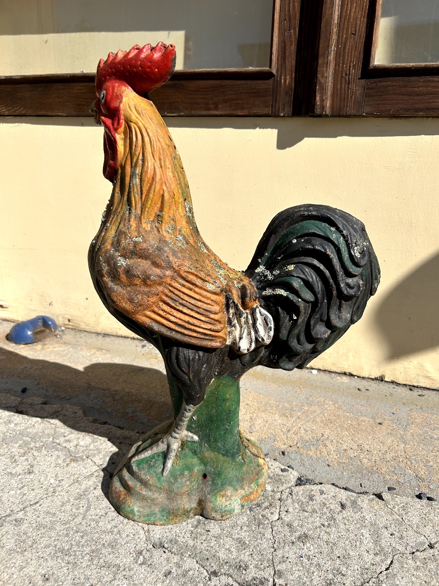 Coq en fonte-photo-2