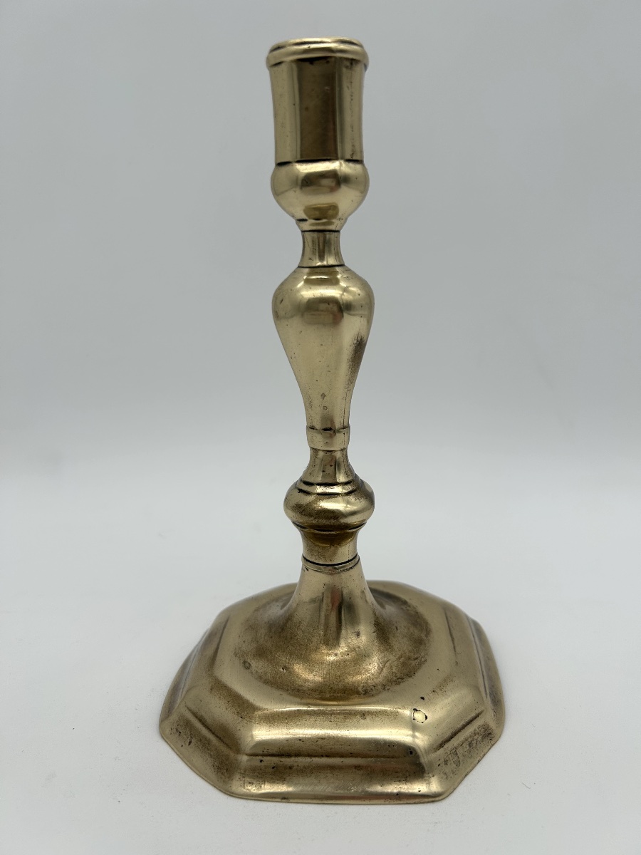 Bougeoir en bronze style Louis XIV-photo-4