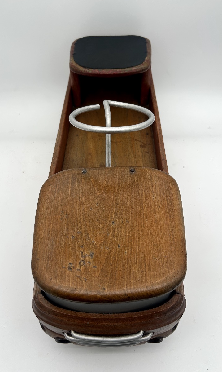Jouet porteur / camion  en bois pour enfant -photo-4