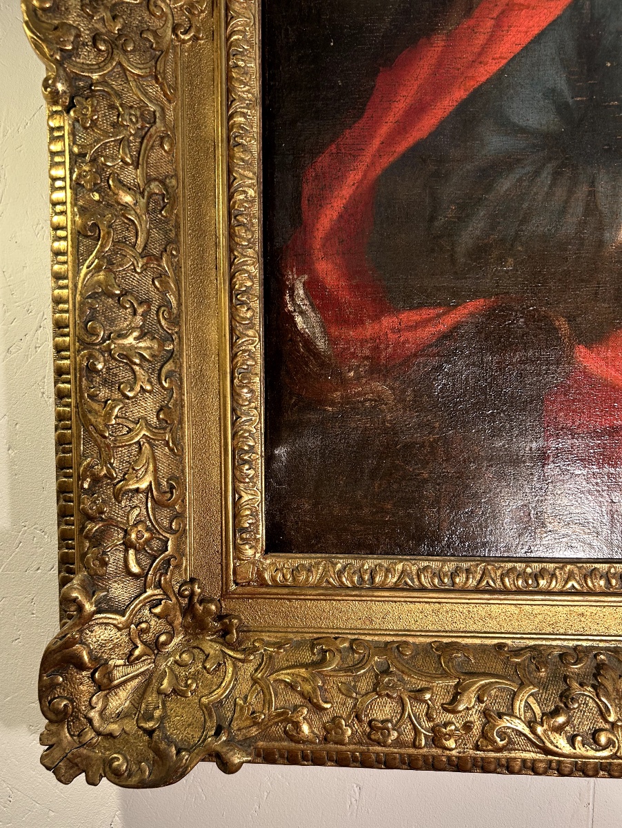 Repos de la Sainte Famille lors de la fuite en Égypte, huile sur toile vers 1650-photo-2