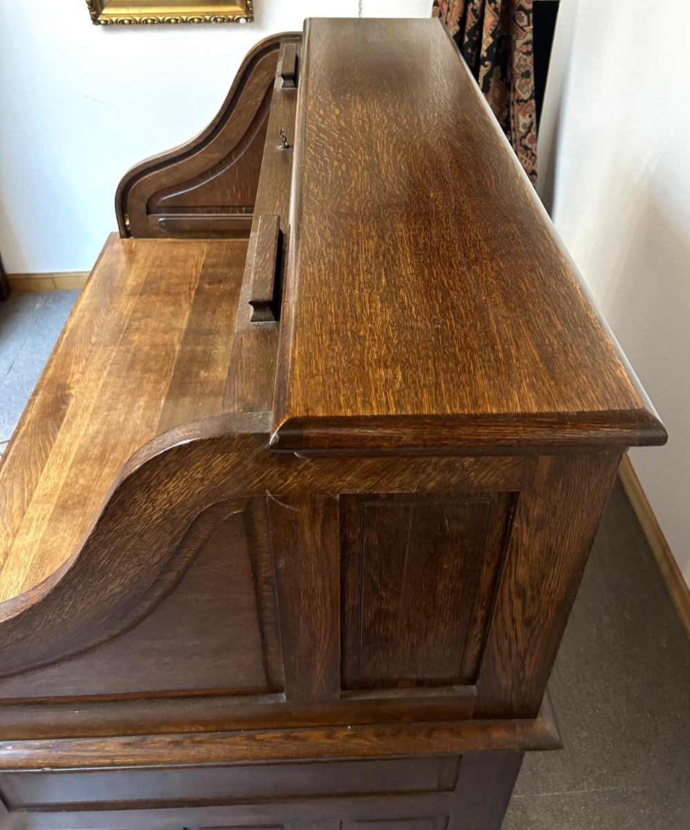 Bureau américain en chêne - Vers 1930-photo-5