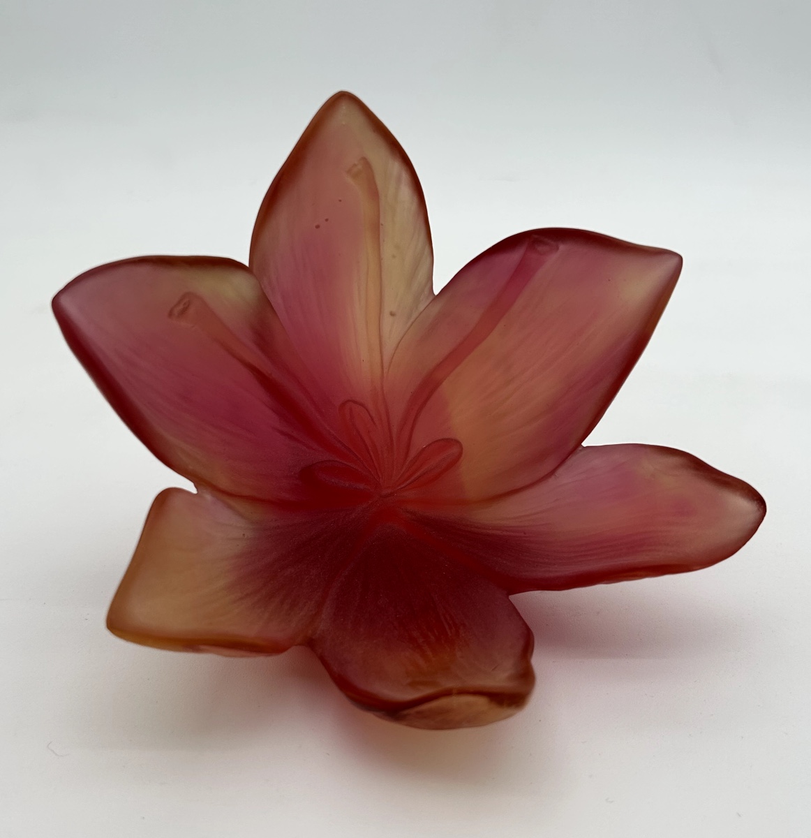  Fleur décorative Daum – Grand modèle Safran