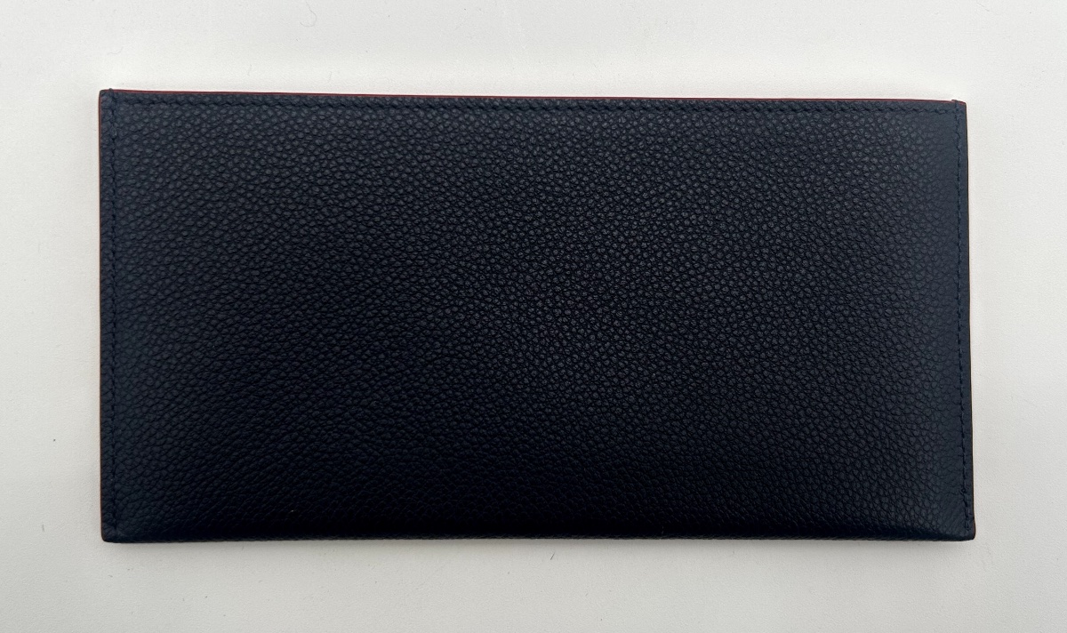 Félicie Monogram Empreinte Leather Clutch – Navy Blue-photo-6