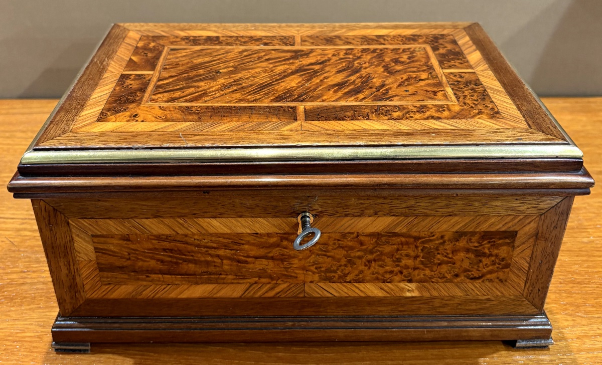 Coffre à bijoux Napoléon III, vers 1880-photo-3