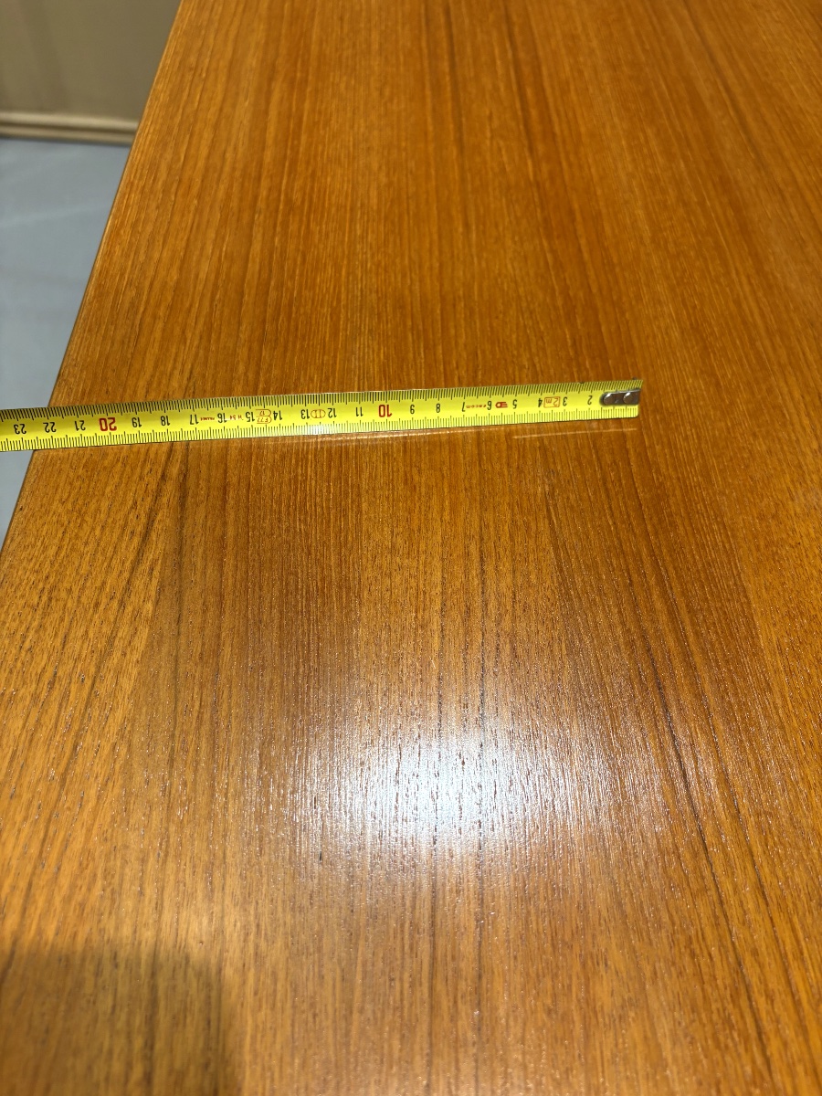 Enfilade scandinave en teck - Années 1960 - Etiquette SIMAT -photo-1