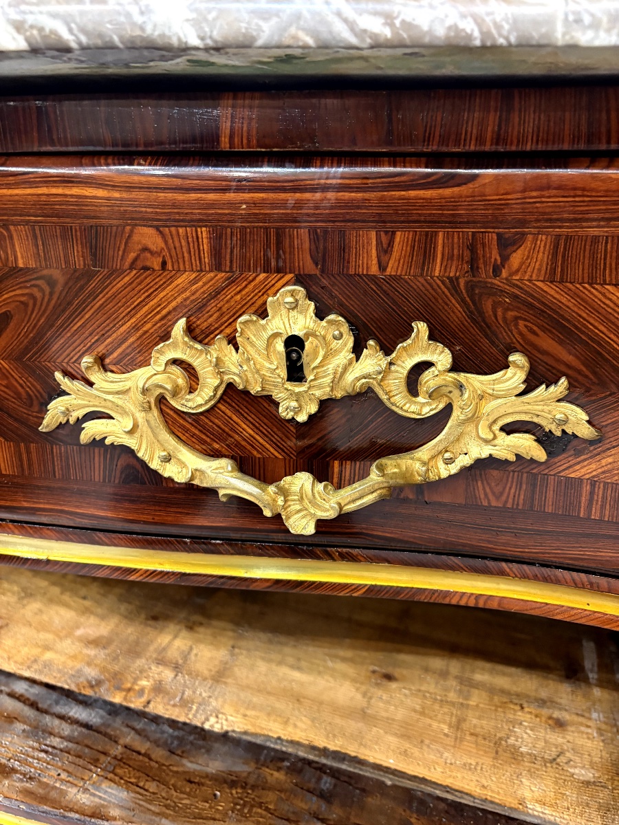 Commode d’époque Louis XV en palissandre-photo-1