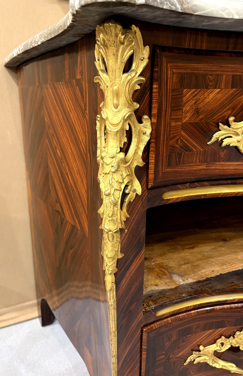 Commode d’époque Louis XV en palissandre-photo-2