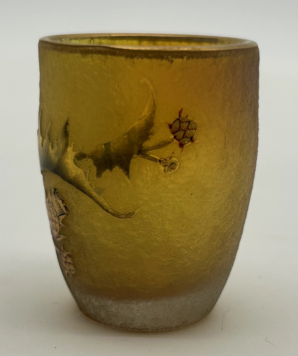 Miniature Goblet Vase With The Cross Of Lorraine – Daum Nancy-photo-4