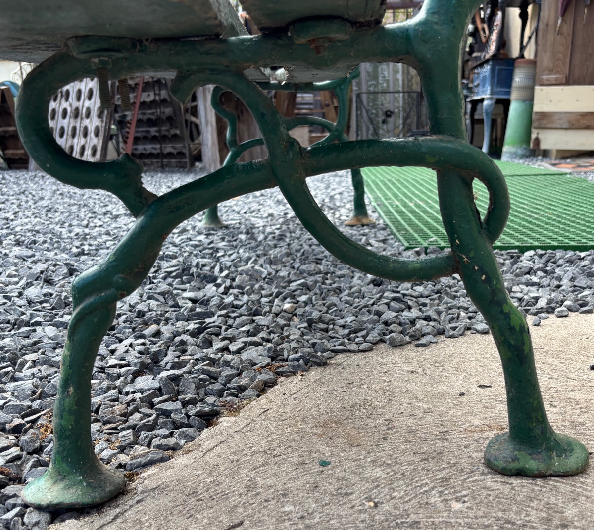 Art Nouveau Garden Bench-photo-2