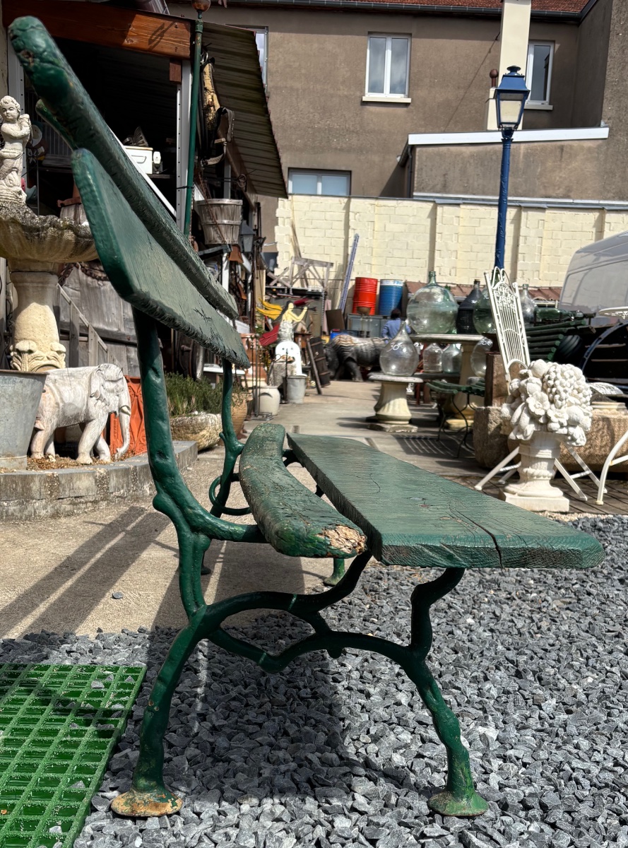 Art Nouveau Garden Bench-photo-3