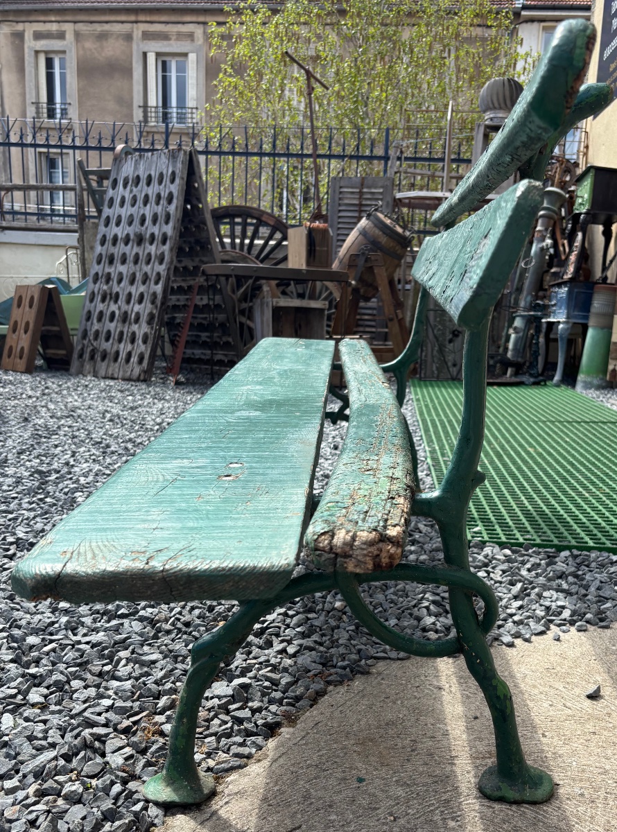 Art Nouveau Garden Bench-photo-4