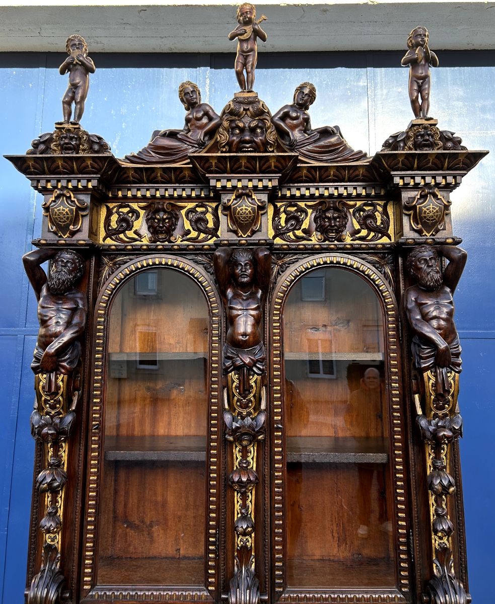 Cabinet de curiosités ou meuble-bibliothèque -photo-4