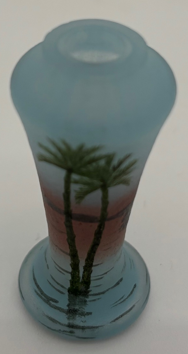 Vase miniature Daum Nançy orientaliste-photo-2