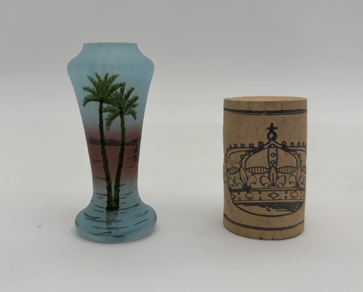Daum Nancy Orientalist Miniature Vase-photo-6