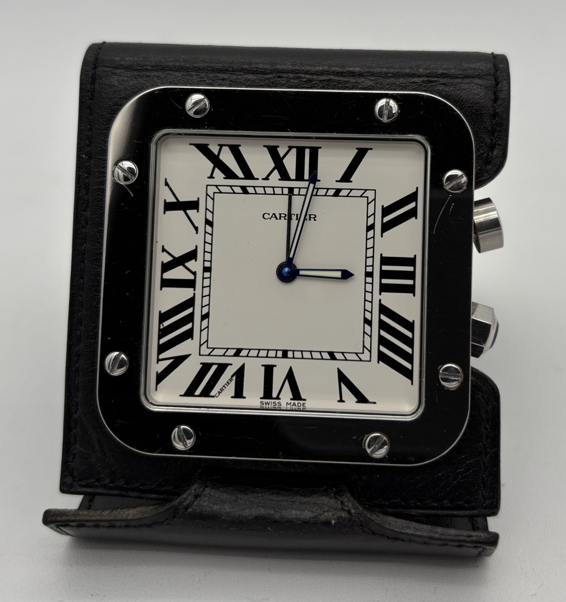 Cartier Santos - Travel Alarm Clock-photo-5