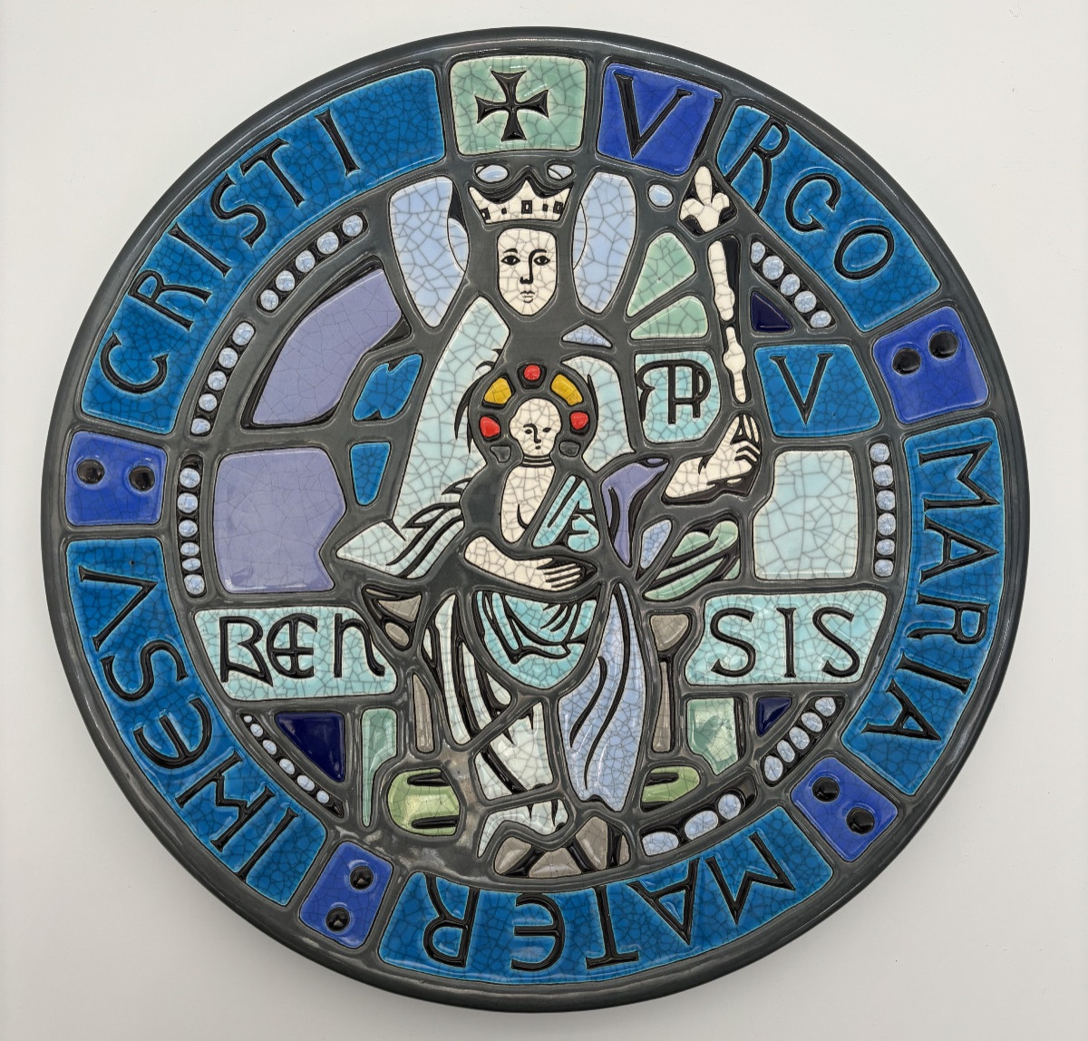 Emaux des Récollets Longwy - Plat millénaire de la cathédrale Sainte-Marie de Verdun-photo-2