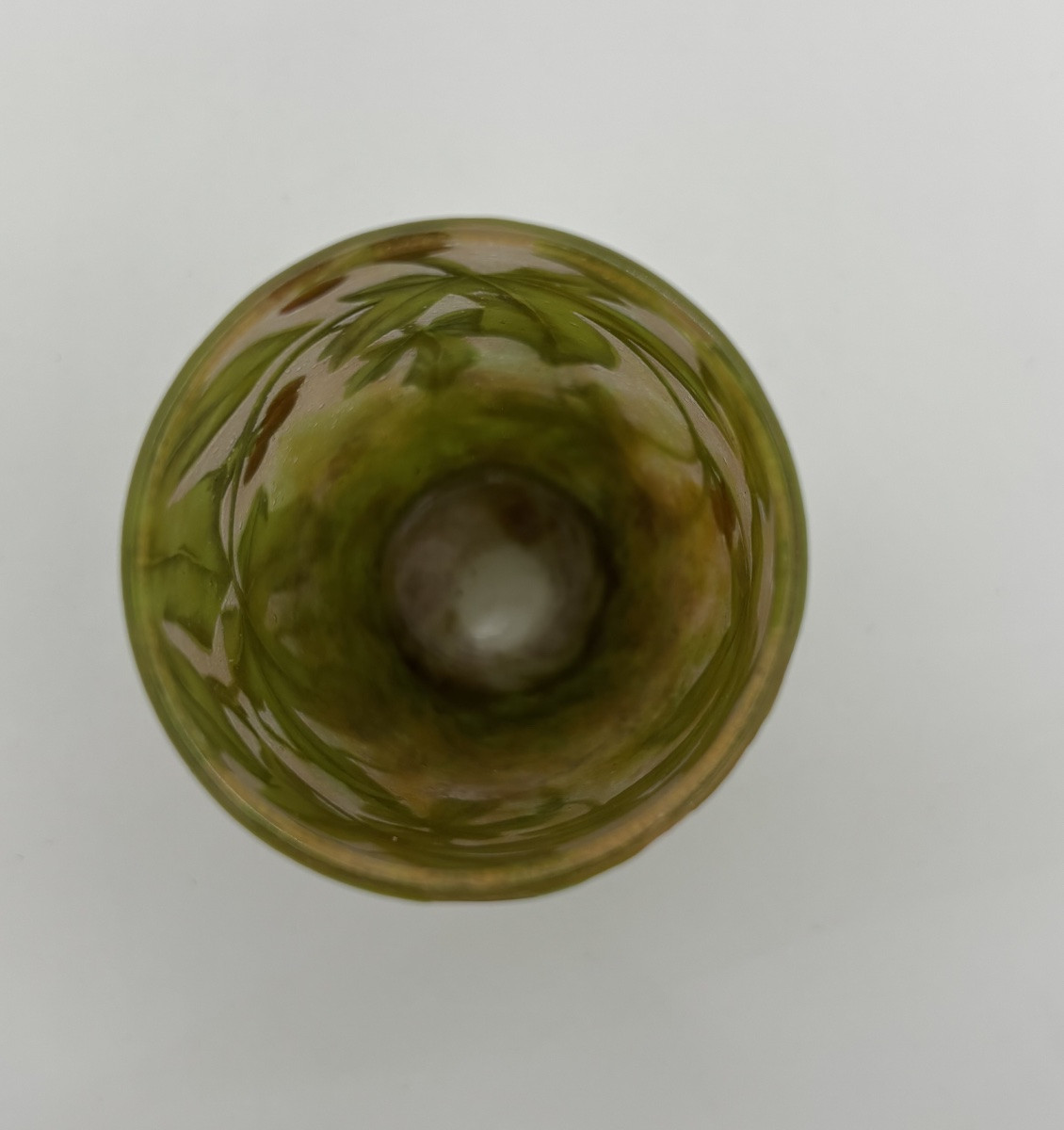 Daum Nancy Vase In Multi-layered Glass Decorated With Wild Vines-photo-4