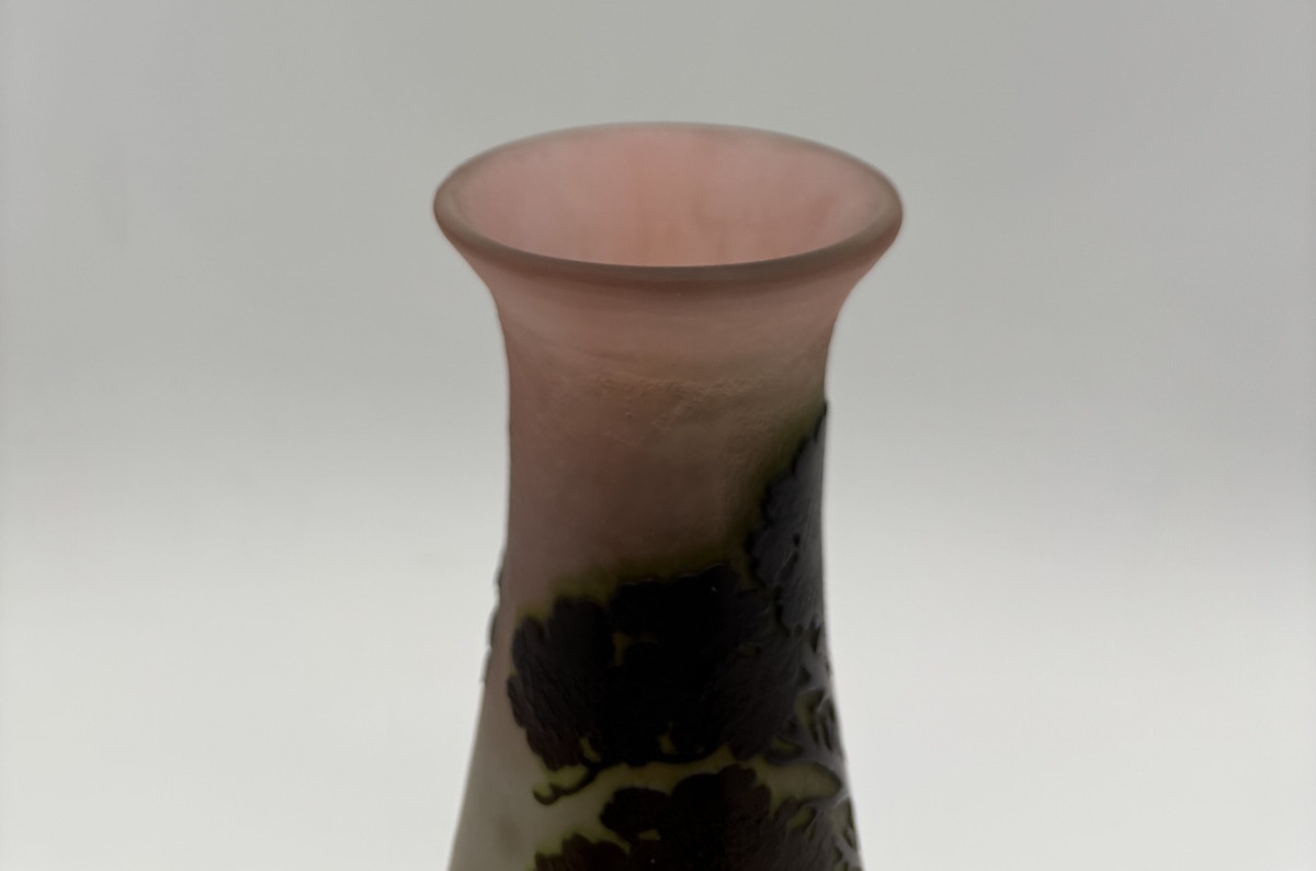 Gallé Vase With Lake Décor-photo-3