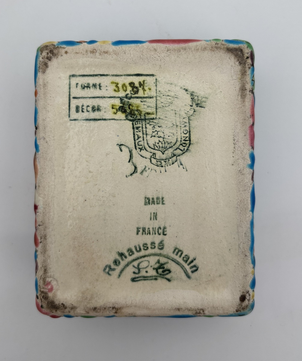 Covered Box Emaux De Longwy-photo-4
