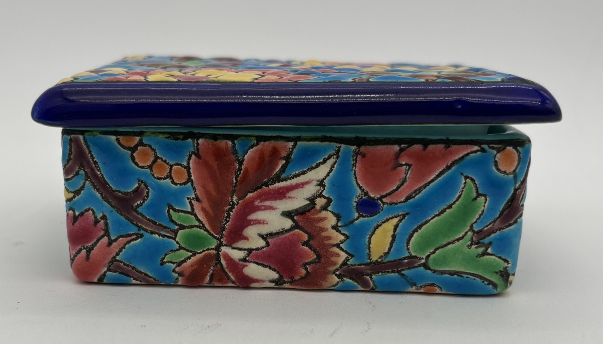 Covered Box Emaux De Longwy-photo-1