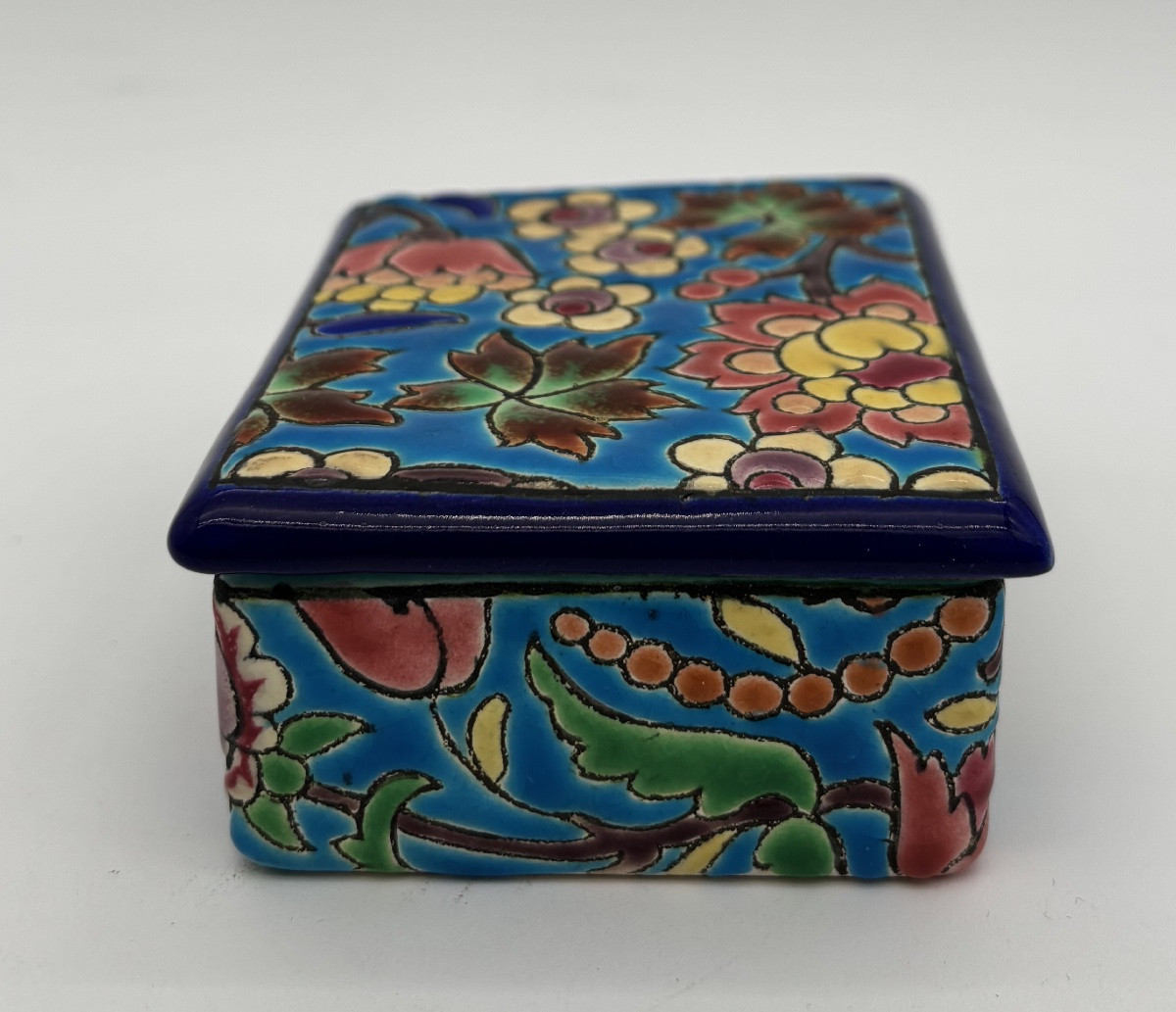 Covered Box Emaux De Longwy-photo-4