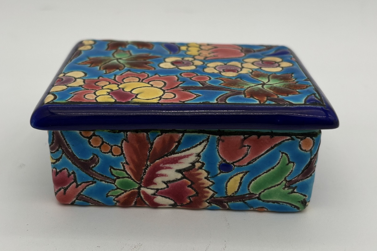 Covered Box Emaux De Longwy