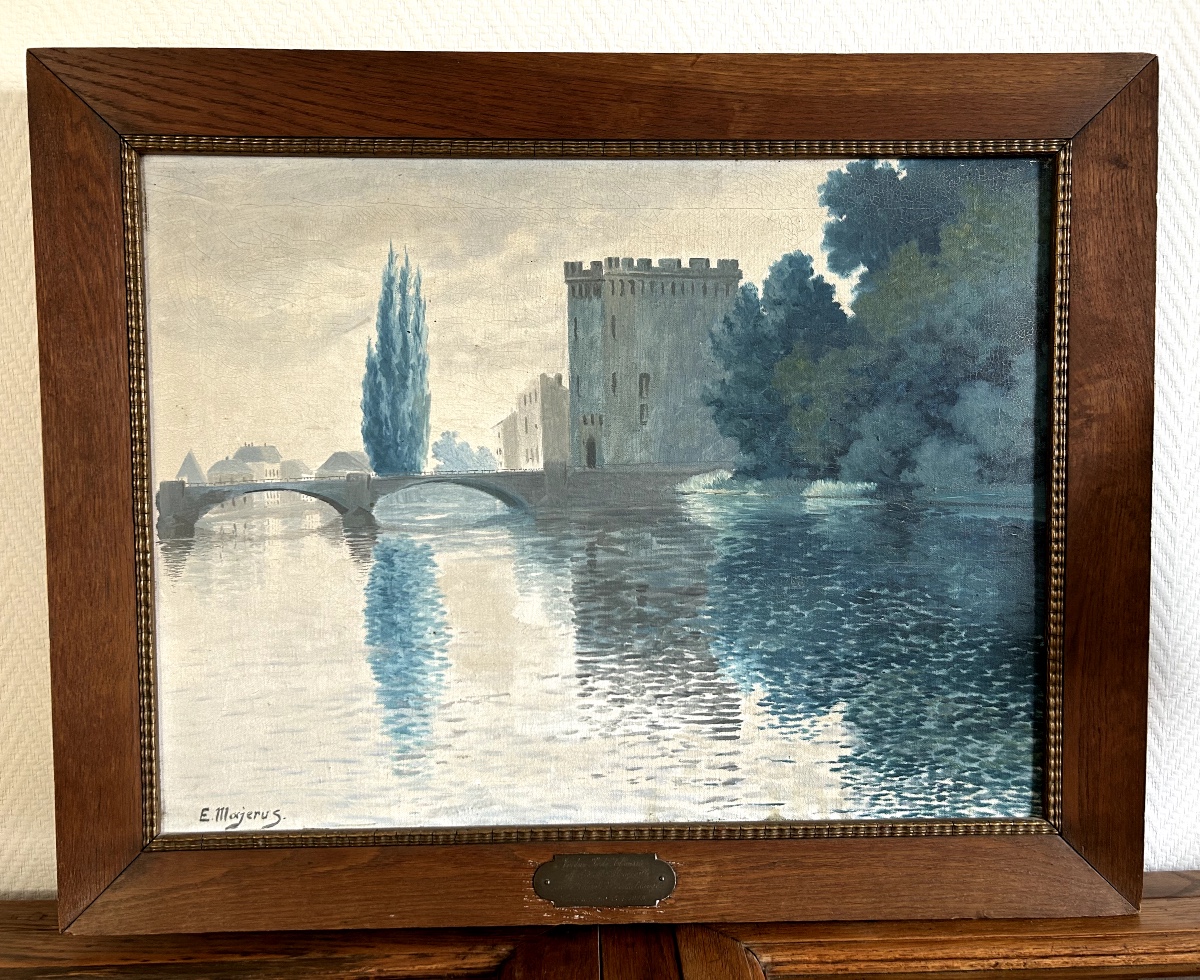 Huile sur toile VERDUN