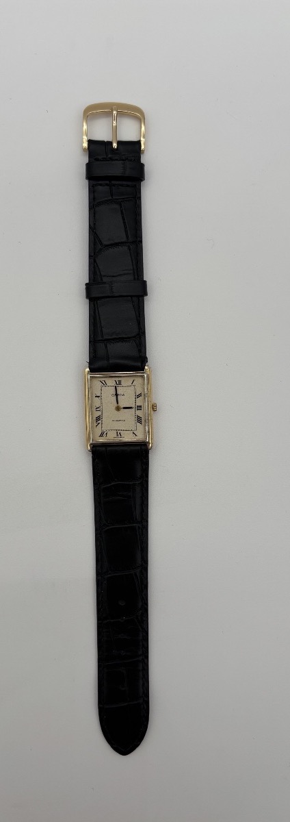 Montre Omega Tank à quartz – Vers 1990-photo-3