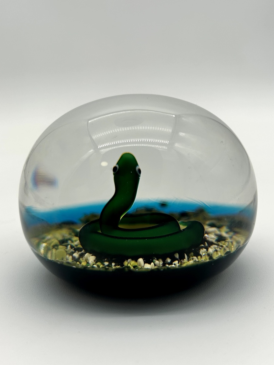 Baccarat Reptile Paperweight-photo-1
