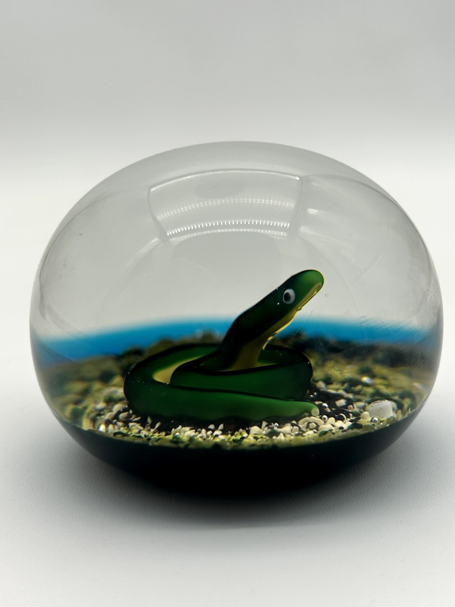 Baccarat Reptile Paperweight-photo-2