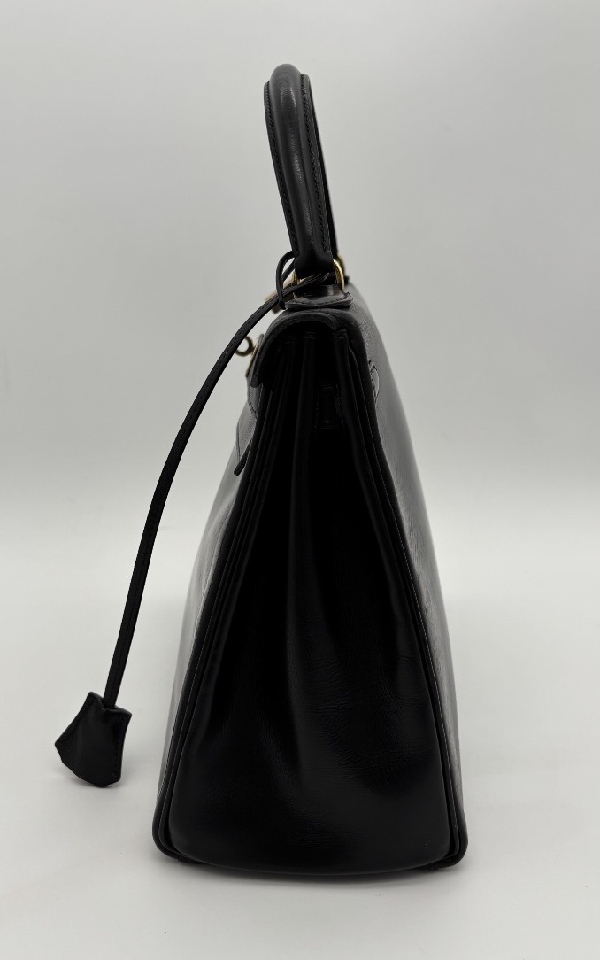 Sac Hermès Kelly 28 en cuir Box-photo-4